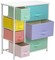 Sorbus Dresser with Drawers - Furniture Storage Tower Unit for Bedroom, Hallway, Closet, Office Organization - Steel Frame, Wood Top, Easy Pull Fabric Bins
